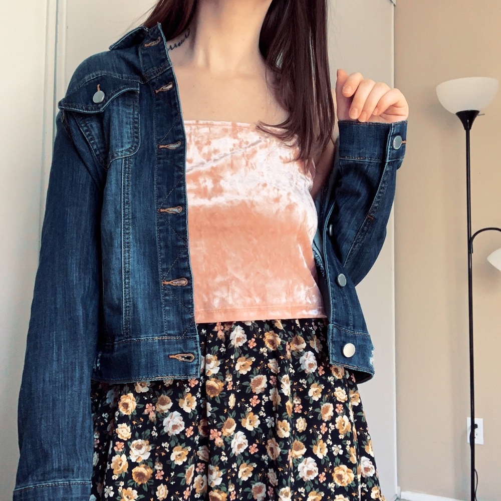 Pink Forever 21 Crop Cami